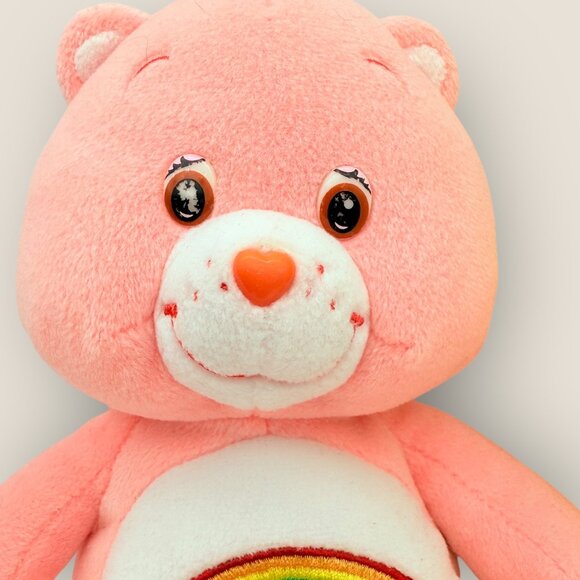 Care Bears Cheer Bear and Birthday Bear 2000s Plush Toy Stuffed Animal - Picture 2 of 7
